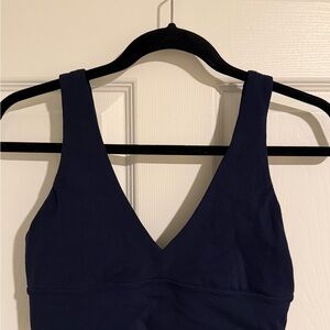 Lululemon Align V Neck Bra in Navy